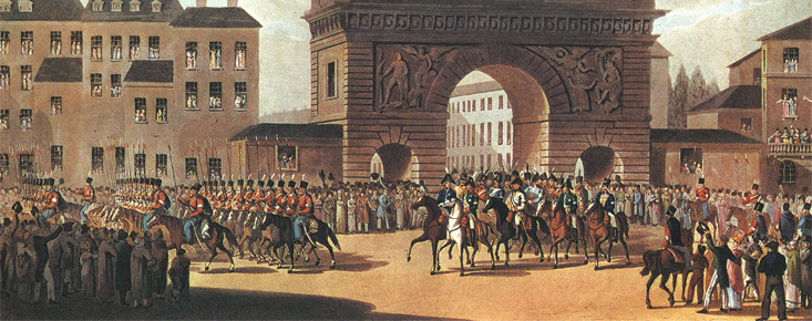 Вступление русских войск в Париж 31 марта 1814 г. 